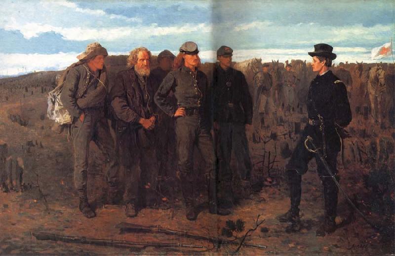 Winslow Homer Prisoners form the Front Spain oil painting art